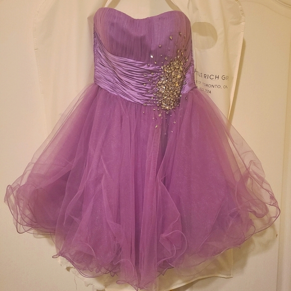 Sherri Hill Starburst Prom Dress - Lilac, US4 - Picture 2 of 4
